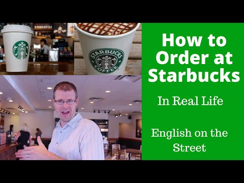 Видео: Как сделать заказ в Starbucks | Изучайте американский английский онлайн с English on the Street