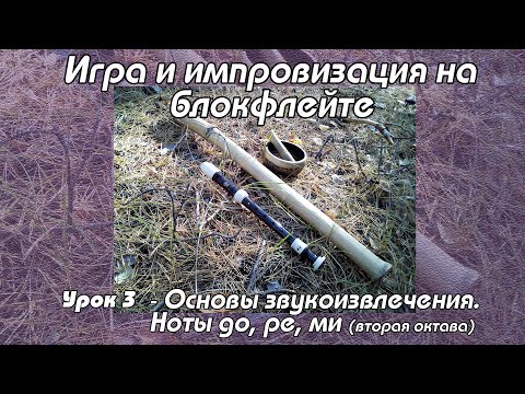 Видео: Уроки флейты -  Урок 3. Основы звукоизвлечения. Ноты до, ре, ми (вторая октава).