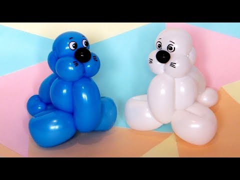Видео: Тюлень из шарика / One balloon seal (Subtitles)