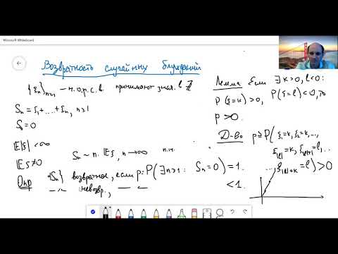 Видео: Возвратность случайных блужданий. Пилипенко А.Ю.
