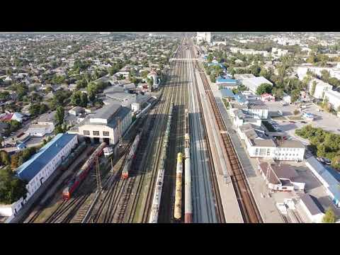 Видео: полёт над ст Джанкой
