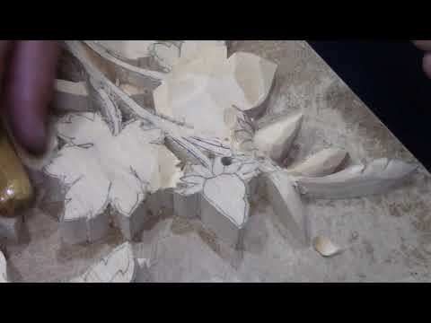 Видео: Резьба по дереву . woodcarving. серия 3