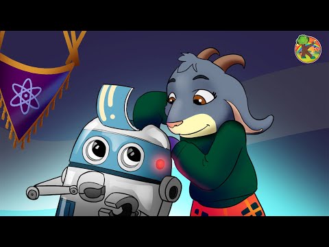 Видео: Волк и семеро козлят - Козочка-изобретательница - Научная выставка | KONDOSAN На русском - Сказки