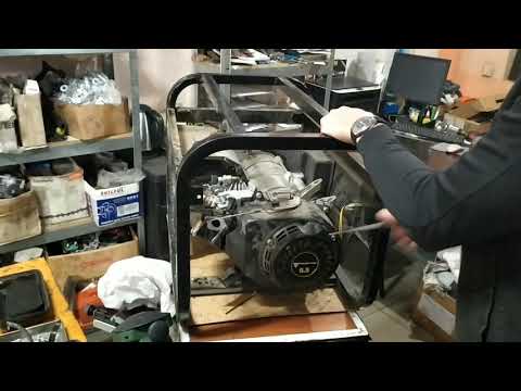 Видео: Бензогенератор "Форте FG 3500" - обслуживание.