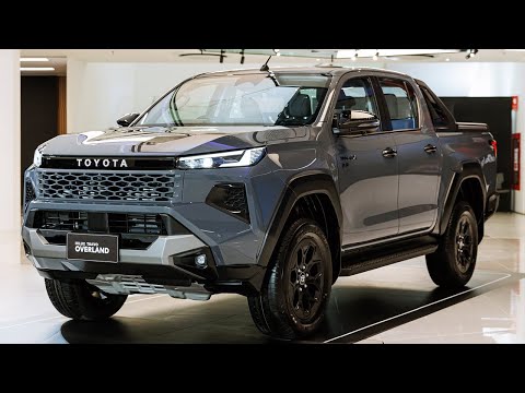 Видео: Новый Toyota Hilux TRAVO 4TREX 2.8 Overland Plus AT 2026 года (цвет пепельный) — обзор экстерьера...