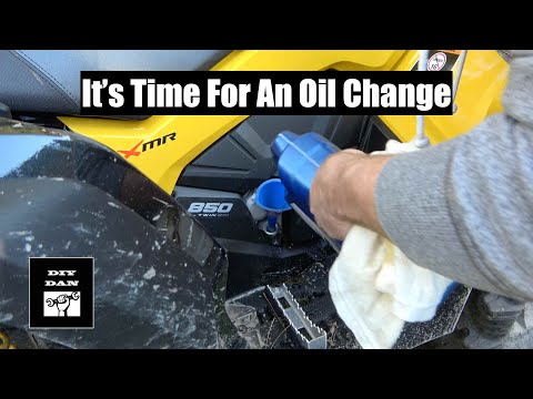 Видео: Как заменить масло в Can-Am Outlander 850 XmR
