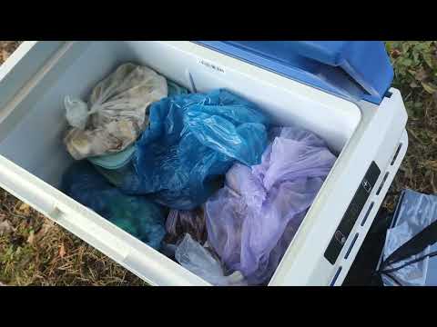 Видео: Тест в полевых условиях холодильника Meyvel, LiPo4 аккумулятора Small Den и солнечной панели DOKIO.