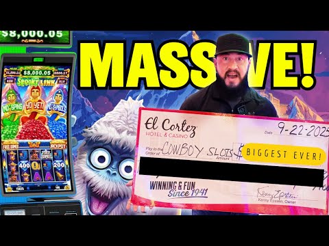 Видео: ОГРОМНЫЙ ВЫИГРЫШ начинает БЕЗУМНУЮ серию побед! 🎰 Мой самый крупный выигрыш в Spooky Link! 😱