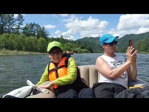 Видео: Семейный однодневный сплав по реке Белый Июс, Хакасия, пос. Ефремкино, Тропа Предков. 2023г.