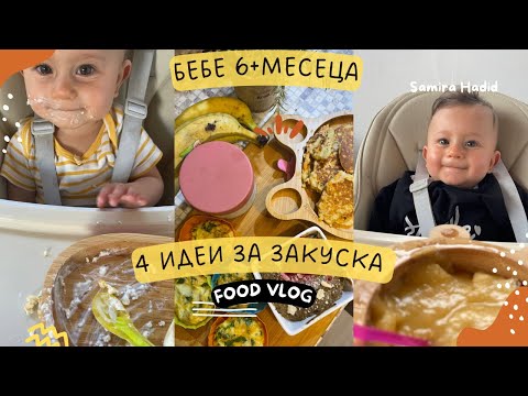 Видео: 4 Лесни Рецепти за закуска | БЕБЕ 6+Месеца 👩🏻‍🍳