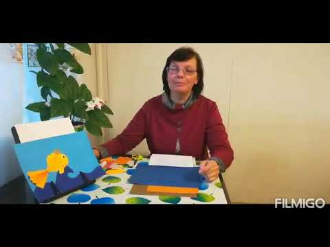 Видео: Аппликация к сказке А. С. Пушкина " О рыбаке и рыбке"