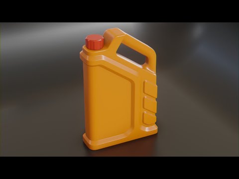 Видео: 3D-моделирование, Канистра номер 2