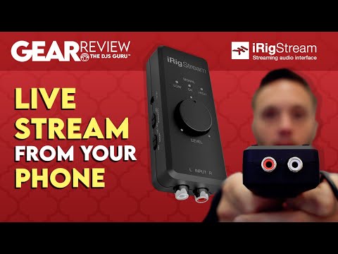 Видео: Прямая трансляция с телефона | Мультимедийный аудиоинтерфейс iRig Stream IK | Обзор, демонстрация...