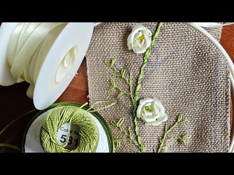 Видео: Alla Chait Handmade. Рукоделие в прямом эфире! Вышивка Лентами. продолжение