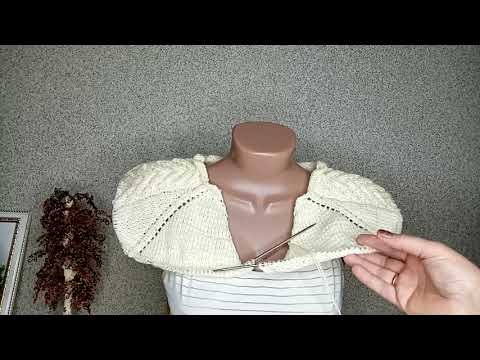 Видео: Пуловер с V вырезом/ МК часть 2