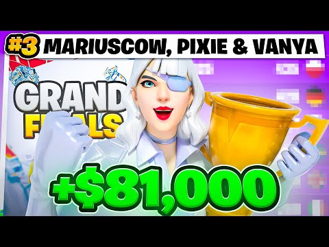 Видео: 3-Е МЕСТО В ГРАНД-ФИНАЛЕ FNCS ($81 000) 🏆 с Vanyak3kk и Pixie