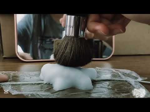 Видео: Asmr•~•триггеры с микро от наушников /пенка🫧/кисточка🖌/таппинг по столу•triggers apple mic