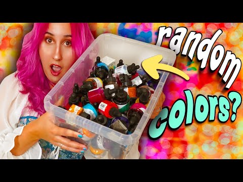 Видео: Случайный цветовой челлендж + Inktober = художественная КАТАСТРОФА??