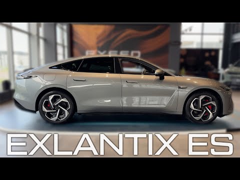 Видео: 469 электролошадей! Первая встреча с 4-дверным купе Exlantix ES