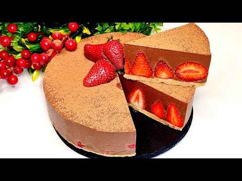 Видео: ТОРТ за 15 минут БЕЗ духовки и БЕЗ муки! Вкусный и простой торт!
