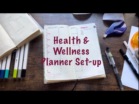 Видео: Настройка планировщика здравоохранения | Hobonichi Weeks