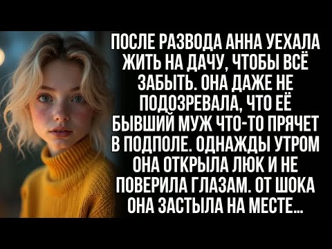 Видео: После развода Анна уехала на дачу, не зная, что муж прячет там кое-что. Но когда она открыла подпол…