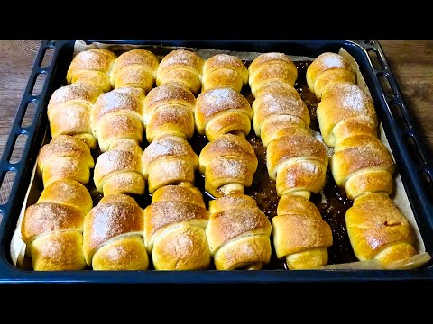 Видео: Булочки с мармеладом — пышные и вкусные!
