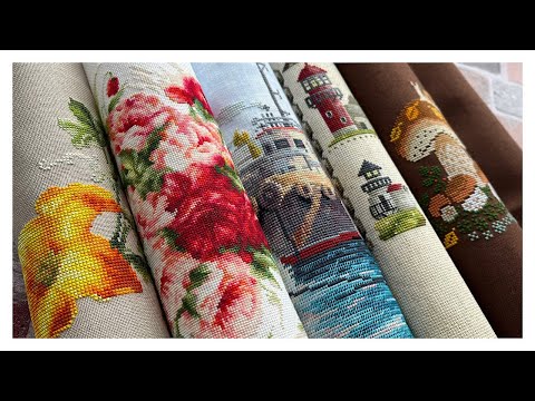 Видео: Май-июнь: вышиваю прошлогодние процессы / совместные проекты / финиши 🌸