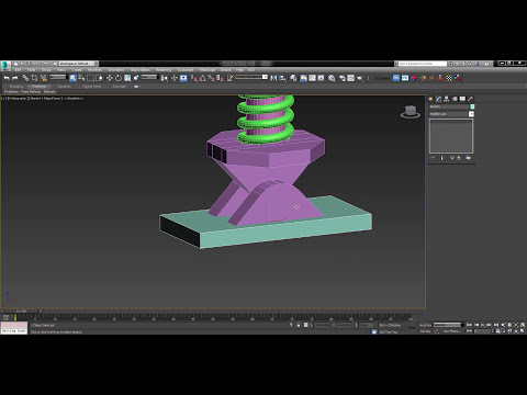 Видео: Анимация пружины в 3ds max(риггинг пружинного механизма)