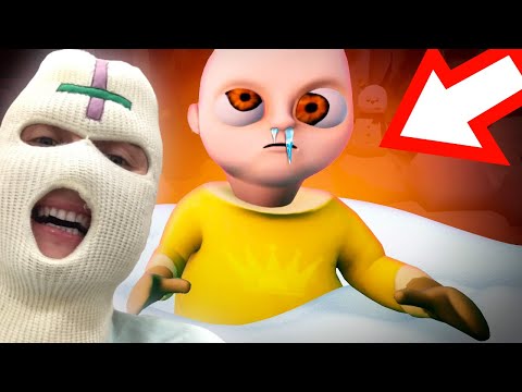 Видео: ЧТО С НИМ ПРОИСХОДИТ ?! ИГРА The Baby In Yellow