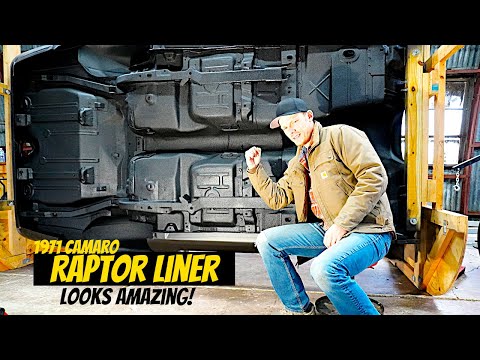 Видео: Camaro 1971 года получил герметик для швов 3M и подкрылок U-POL Raptor!