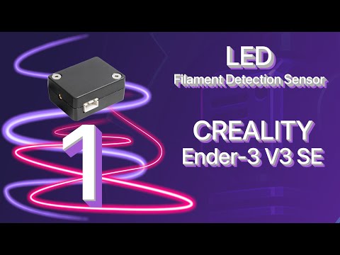 Видео: ⚡ Как улучшить Creality Ender-3 V3 SE? | Датчик филамента, LED подсветка и апгрейд (Часть 1)