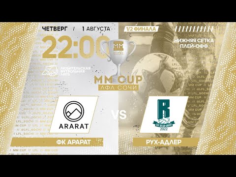 Видео: ФК Арарат - Рух-Адлер / MM CUP ЛФЛ Сочи