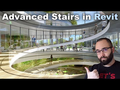 Видео: Винтовые лестницы в Revit: руководство