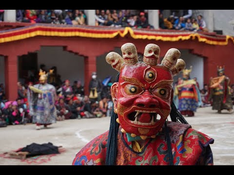 Видео: Индия 6_танец Цам (Ламаюру)