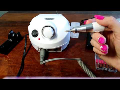 Видео: Аппарат для маникюра Nail Drill с Aliexpress