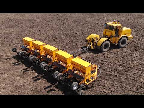 Видео: Сеялка СКП 2,1 Д в работе