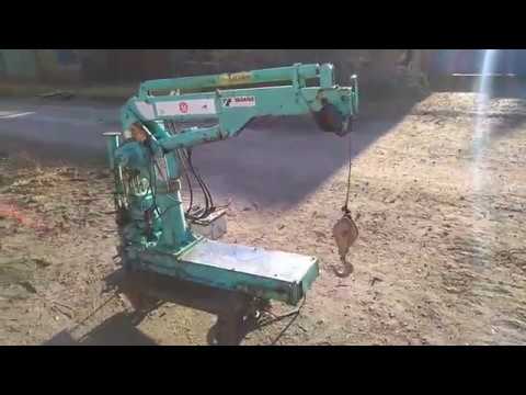 Видео: Электро кран TADANO 500 кг, 24 V.