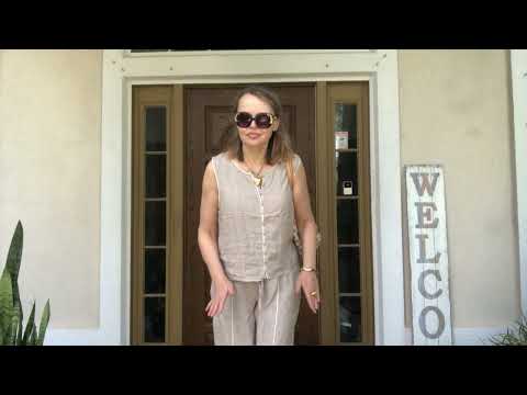 Видео: Льняной костюм. Шоппинг