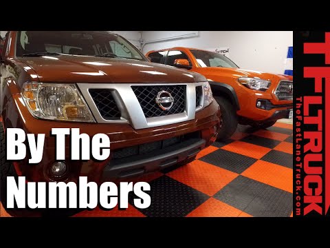 Видео: Обзор Tacoma TRD Off-Road 2016 года против Nissan Frontier PRO-4X в цифрах