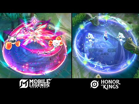 Видео: Mobile Legends против Honor of Kings: подборка эффектов навыков 2025