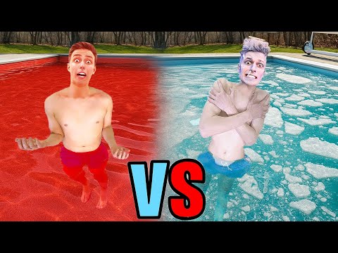 Видео: КТО ВЫДЕРЖИТ ДОЛЬШЕ?! ГОРЯЧИЙ vs ЛЕДЯНОЙ БАССЕЙН!