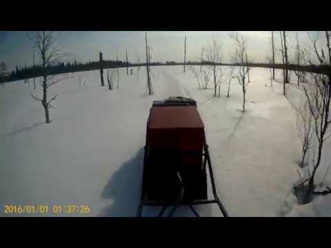Видео: Мотобуксировщик "Помор" Ч.21 (3) Тест на проходимость