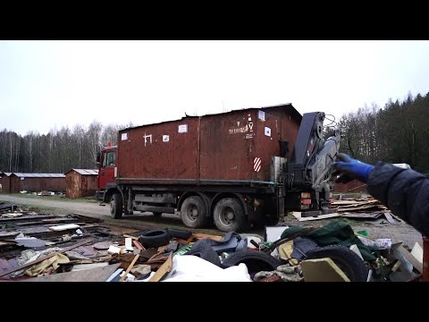 Видео: УВЕЗЛИ ГАРАЖ И ОСТАВИЛИ КУЧУ БАРАХЛА