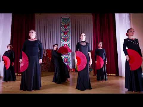 Видео: Стилизация фламенко с веером