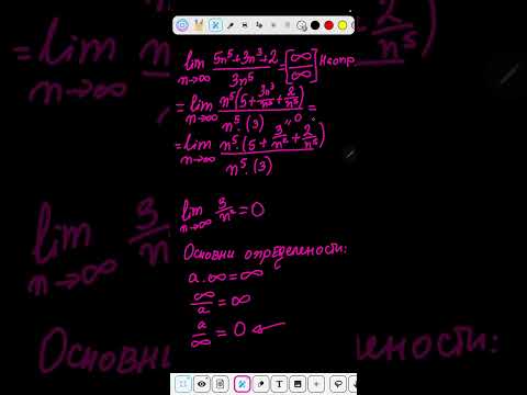 Видео: Намиране на граница на функция, клоняща към безкрайност