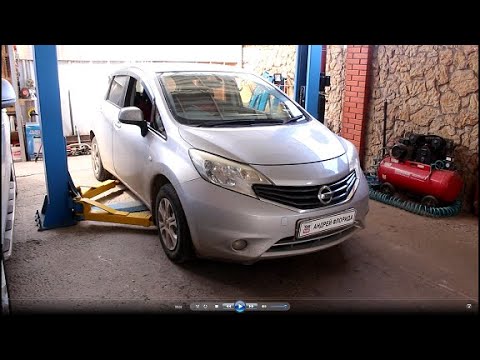 Видео: Быстрый ремонт повреждённого бампера на Ниссан Ноут 1,2  Nissan Note  2014 года