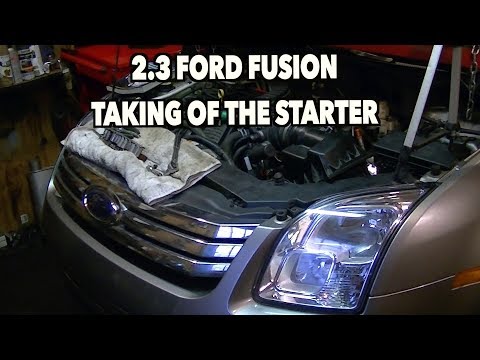 Видео: 2.3 Снятие стартера Ford Fusion 2008