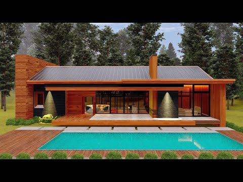 Видео: Дизайн крошечного дома - Природа и минимализм.