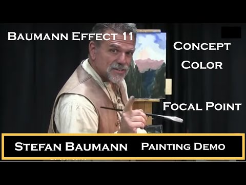Видео: Демонстрация картины «Эффект Баумана 11». Концепция, фокус, цвет и многое другое